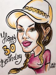 Карикатура за 1 лице
