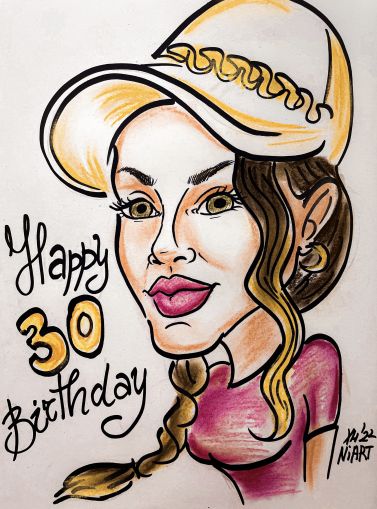 Карикатура за 1 лице