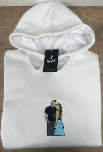 Персонализирани суитшърти по снимка с 1-3 души