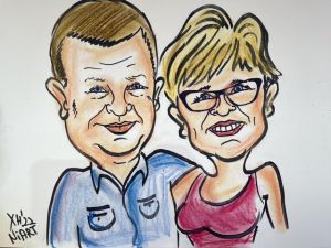 Карикатура за 2 лица