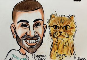 Бърза карикатура 1/2/3 лица