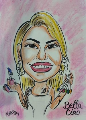 Бърза карикатура 1/2/3 лица