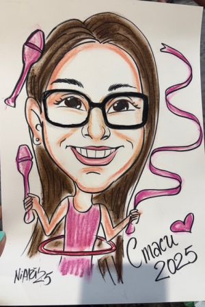 Бърза карикатура 1/2/3 лица