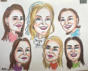 Бърза карикатура 4/5/6 лица