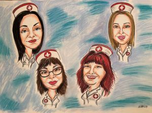 Бърза карикатура 4/5/6 лица