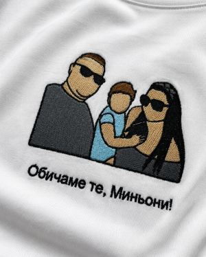 Персонализирани тениски по снимка с 1 - 3 души