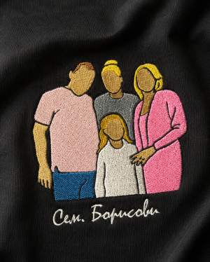 Персонализирани тениски по снимка с 4 - 6 души